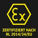 Zertifiziert nach RL 2014/34//EU
