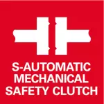 Frizione di sicurezza Metabo S-automatic: sganciamento meccanico della trasmissione al bloccarsi dell'utensile utilizzato, per lavorare in tutta sicurezza