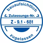 omologato e certificato per l'edilizia Z-9.1-681