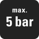max. 5 bar
