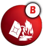 Classe d'incendio B (Incendi di sostanze liquide. senua olio e grasso alimentari)