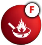 Classe incendie F (feux d'huiles et de graisses comestibles)