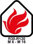 Protection contre les incendies R30-R120 M 6 - M 16