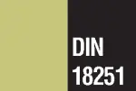 DIN 18251-2 serrures à mortaiser pour portes à cadre tubulaire (Norme abrogée)