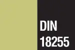 DIN 18255, maniglia, pacche e rosette delle porte