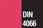 DIN 4066 Panneaux indicateurs pour les pompiers