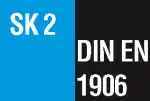 DIN EN 1906 SK 2: Pour utilisation sur des portes à fréquence d'utilisation moyenne: portes intérieures dans des bâtiments de bureaux
