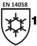 DIN EN 14058-1 Indumenti di protezione - Indumenti per la protezione da ambienti freddi classe 1