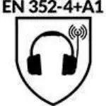 DIN EN 352-4:2001 Cache-oreilles avec limitation en fonction du niveau