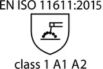 DIN EN ISO 11611 class 1 A1-A2 Indumenti protettivi per saldatura e processi correlati