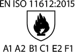 DIN EN ISO 11612:2015 A1-A2-B1-C1-E2-F1 Schutzkleidung - Kleidung zum Schutz gegen Hitze und Flammen - Mindestleistungsanforderungen