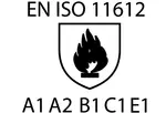 DIN EN ISO 11612 A1-A2-B1-C1-E1 Indumenti di protezione - Indumenti di protezione contro il calore e la fiamma - Requisiti prestazionali minimi