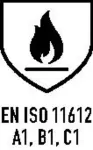 DIN EN ISO 11612 A1-B1-C1 Vêtements de protection - Vêtements de protection contre la chaleur et les flammes - Exigences minimales de performance