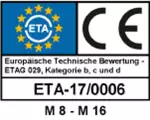 ETA-17/0006 M 8 - M 16