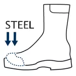HAIX Protective steel toe cap