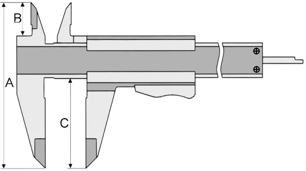 Messschieber TECHNOCRAFT Professional