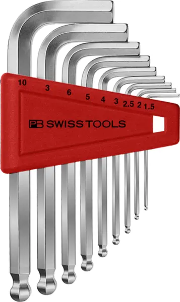Stiftschlüssel-Sätze Inbus mit Kugelkopf PB Swiss Tools 212 H