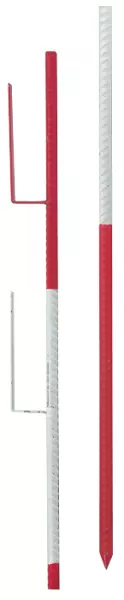 Lattenhalter-Stangen rot / weiss Lattenhalter 2