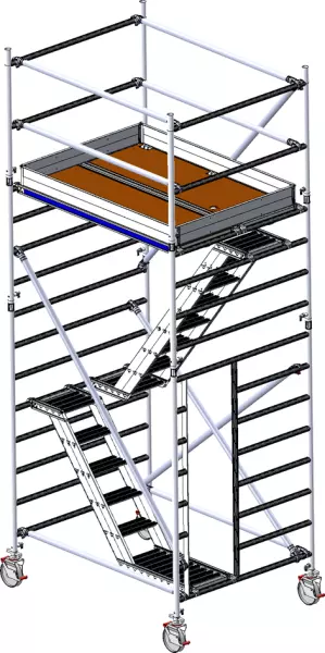 Treppen-Rollgerüste HB Systeme Typ 733 / 743