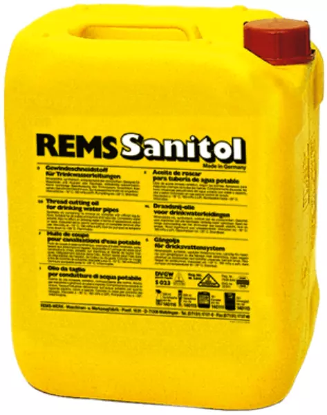 Gewindeschneidöl-Sprays REMS Sanitol 5 l Kanister