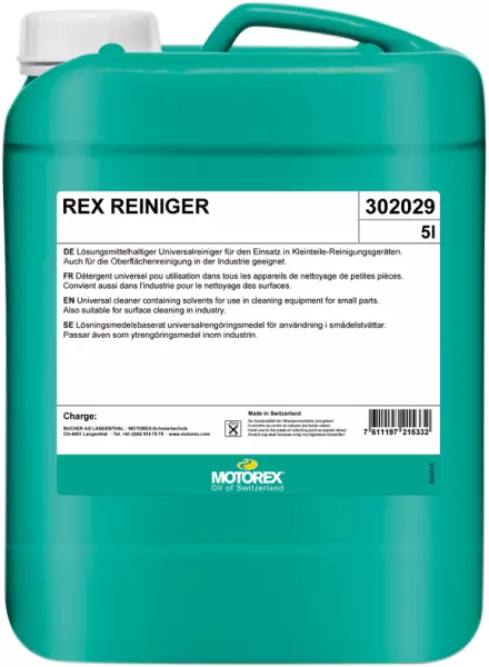 Teile-Lösungsmittelreiniger MOTOREX Rex-Reiniger