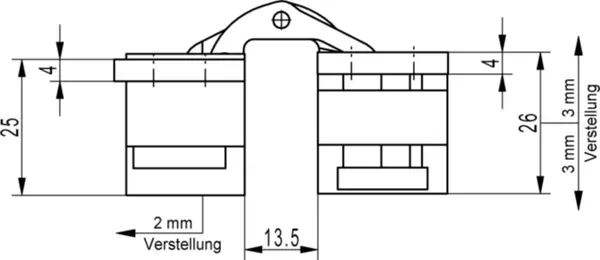 Türbänder BaSys PIVOTA-DX 38 N 3-D