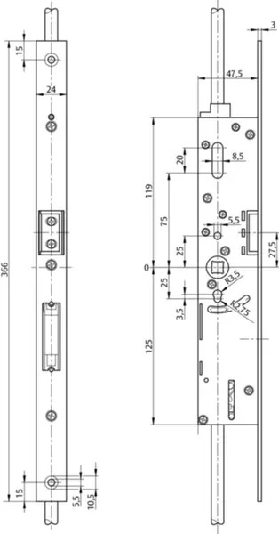 Panikgegenkästen ASSA ABLOY