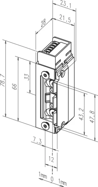 Elektro-Sicherheits-Türöffner EFF-EFF 143 ProFix2