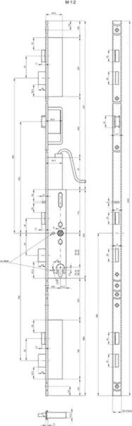 Elektro-Mehrpunktschlösser Panik B MSL 26576PBa-SV-FF mFlipLock e-access