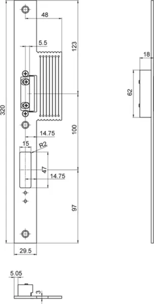 Schliessbleche MSL 14421 VariFlex