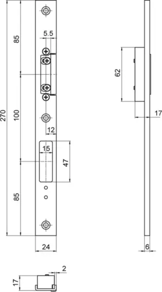 Schliessbleche MSL 14421 VariFlex