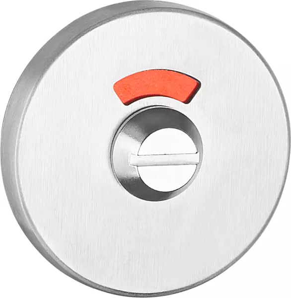 Bocchette per chiavi GLUTZ 5380C WC / con rosso-verde acciaio inossidabile opaco