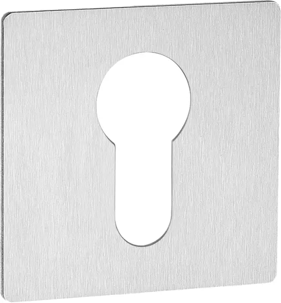 Schlüsselrosetten GLUTZ 51033.3 PZ Edelstahl matt
