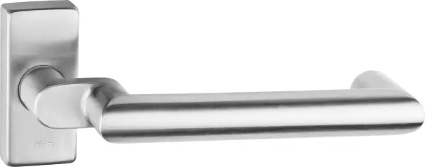 Metalltürdrücker GLUTZ 50054 Savannah 4-kant-Ø 9 mm Edelstahl matt