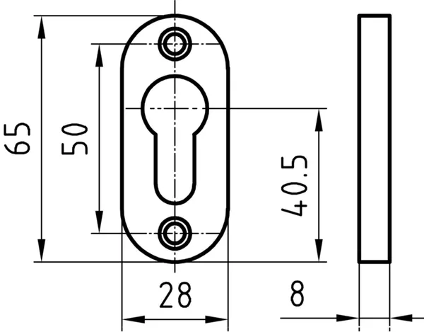 Schlüsselrosetten GLUTZ 5394