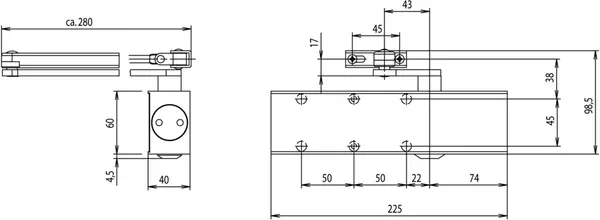 Türschliesser dormakaba TS 73 V