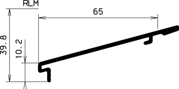 Wetterschenkel-Steckprofile SIEGENIA HS-Portal Amex