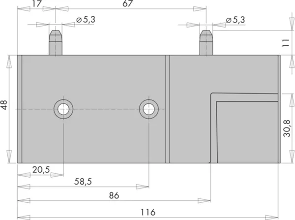 Dichtteile SIEGENIA Portal HS ECO PASS MP B203