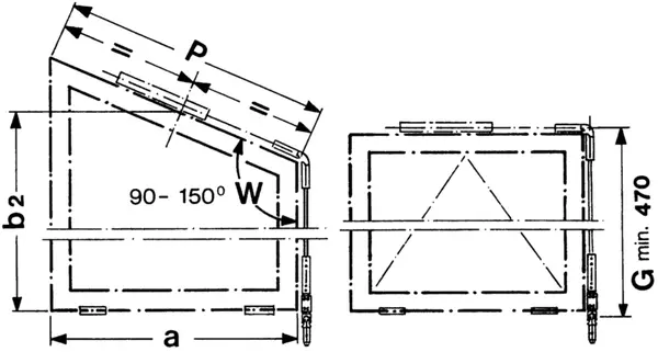 Vertikalgetriebe GEZE Fz 101