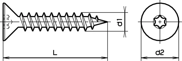 Spanplattenschrauben 