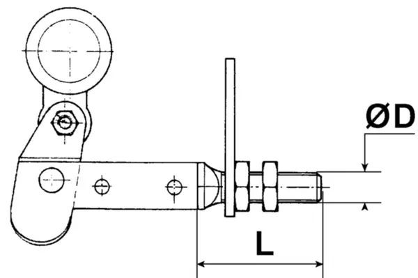 Jalousie-Rückhalter TORBEL