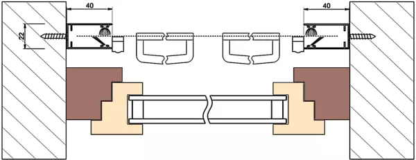 Zanzariere avvolgibili verticali ROLLFIX 4151 FR