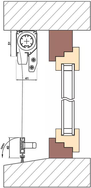 Zanzariere avvolgibili verticali ROLLFIX 4151 FR