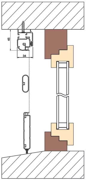 Drehtüren ROLLFIX 2830 DT