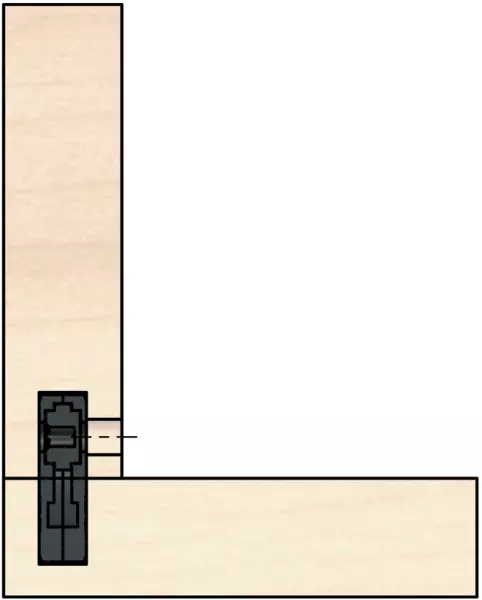 Möbelverbinder LAMELLO Clamex S-18