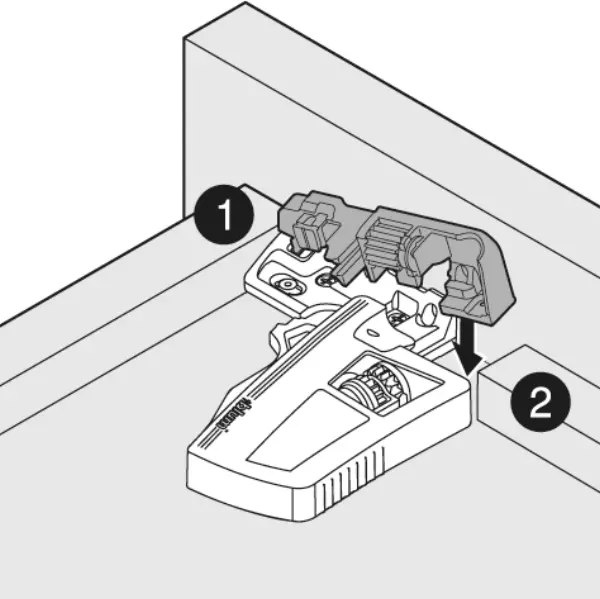 Tiefenverstellung BLUM Movento 760H/766H