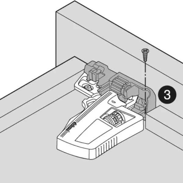 Tiefenverstellung BLUM Movento 760H/766H