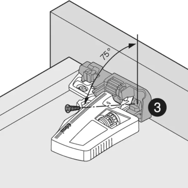 Tiefenverstellung BLUM Movento 760H/766H