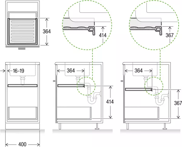 Schubladen MÜLLEX X-LINE Basic komplett