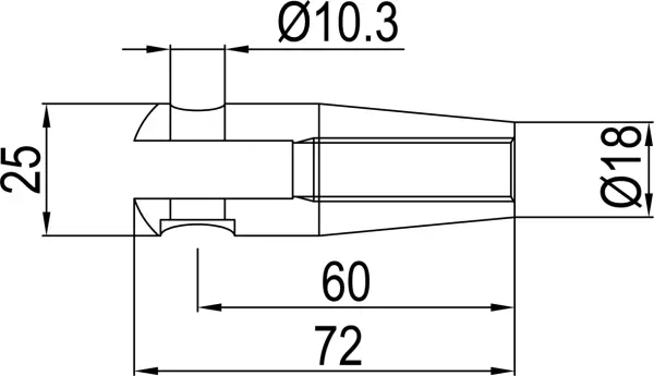 Supports de serrage à fourche pour tiges de traction INOXTECH